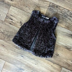 Kardashian Kids Faux Fur Vest Size 4T